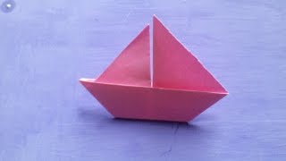 Origami  Barco velero de papel [upl. by Katalin]